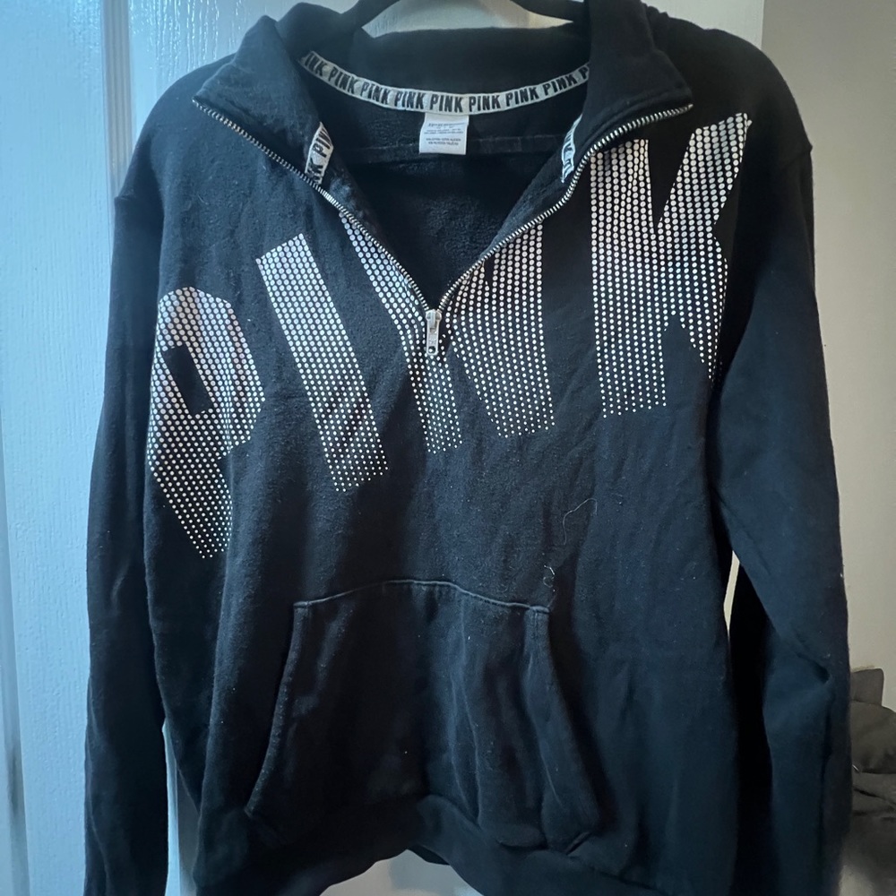 Victoria Secret quarter zip sweater. Size medium.